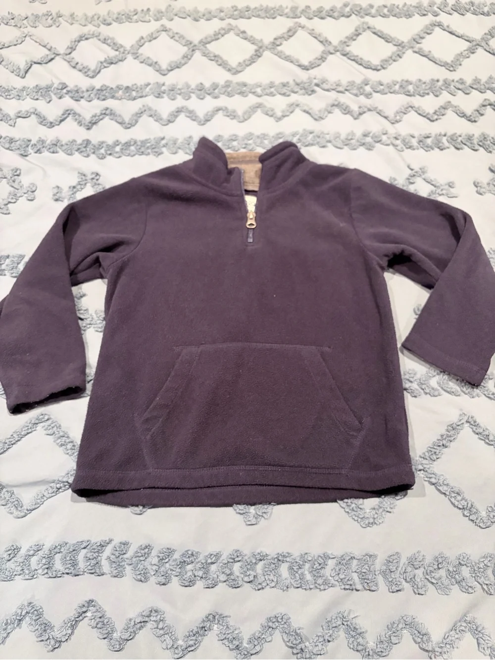The Children's Place Navy Pullover Fleece Hoodie